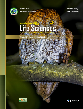 					View Vol. 10 No. 1 (2022): International Journal of Life Sciences
				