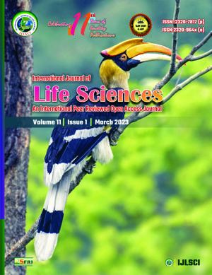 					View Vol. 11 No. 1 (2023): International Journal of Life Sciences
				