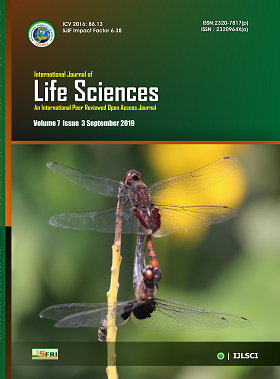 IJLSCI_Vol. 7 No. 3 (2019): Internationl Journal of Life Sciences