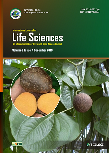 					View Vol. 7 No. 4 (2019): International Journal of Life Sciences
				